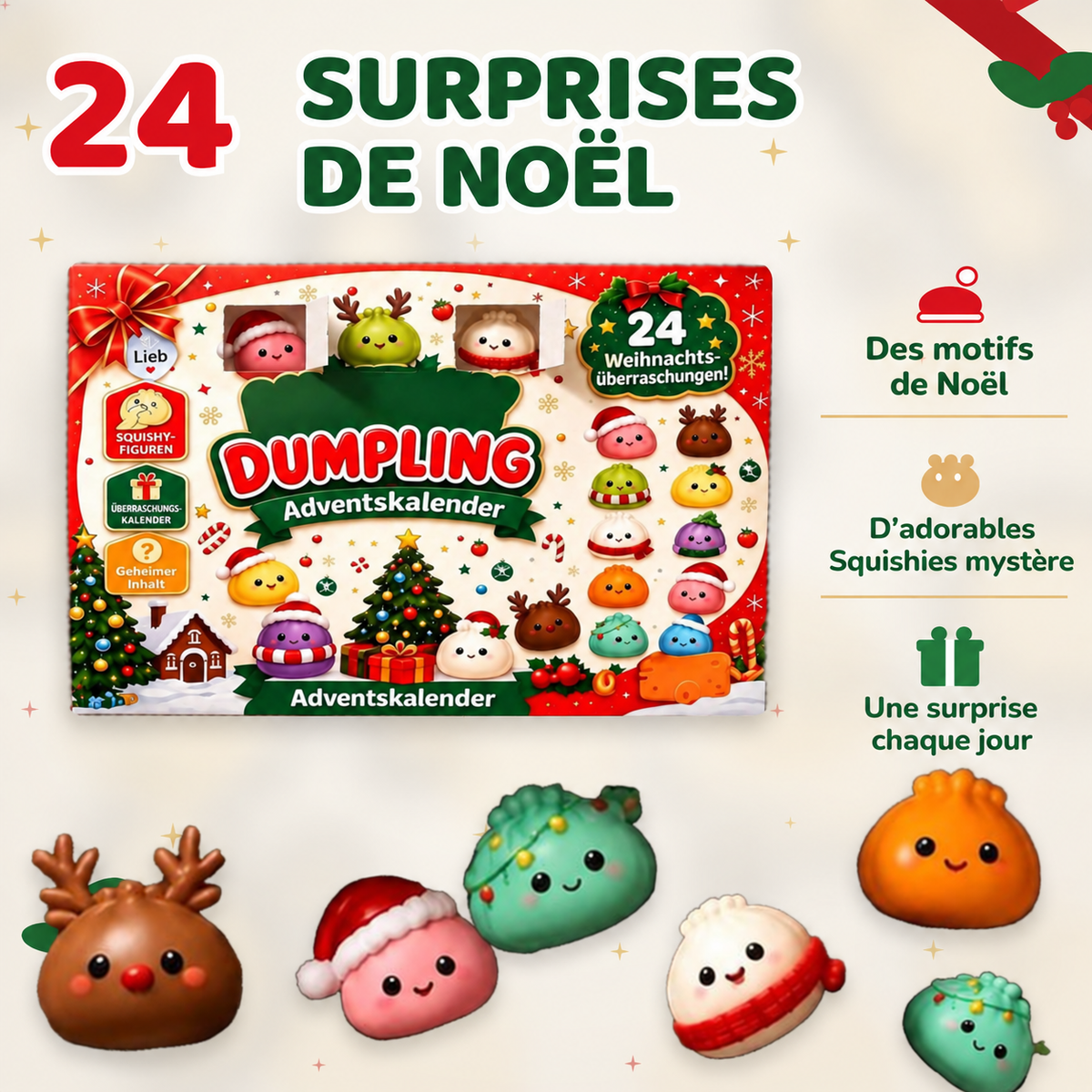 Calendrier de l’Avent Squishy Dumpling 2026