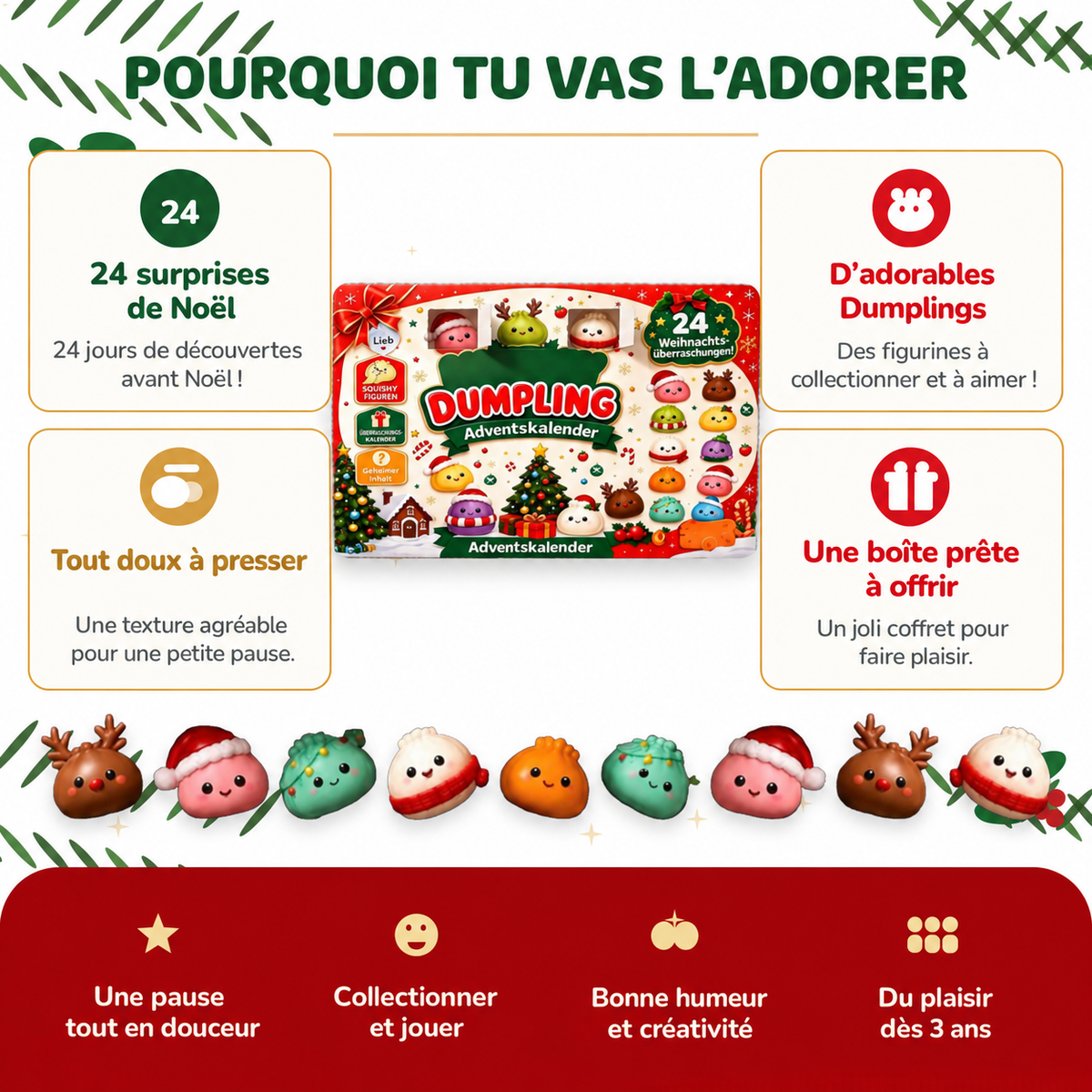 Calendrier de l’Avent Squishy Dumpling 2026