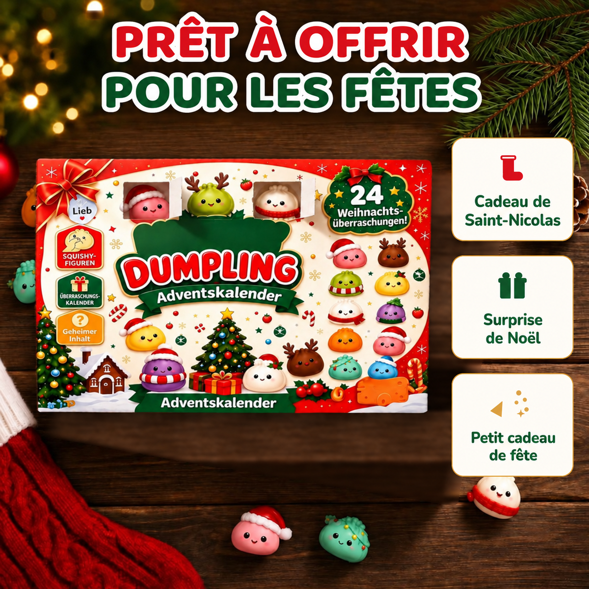 Calendrier de l’Avent Squishy Dumpling 2026